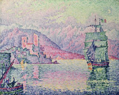 Antibes, Abend, 1914 von Paul Signac